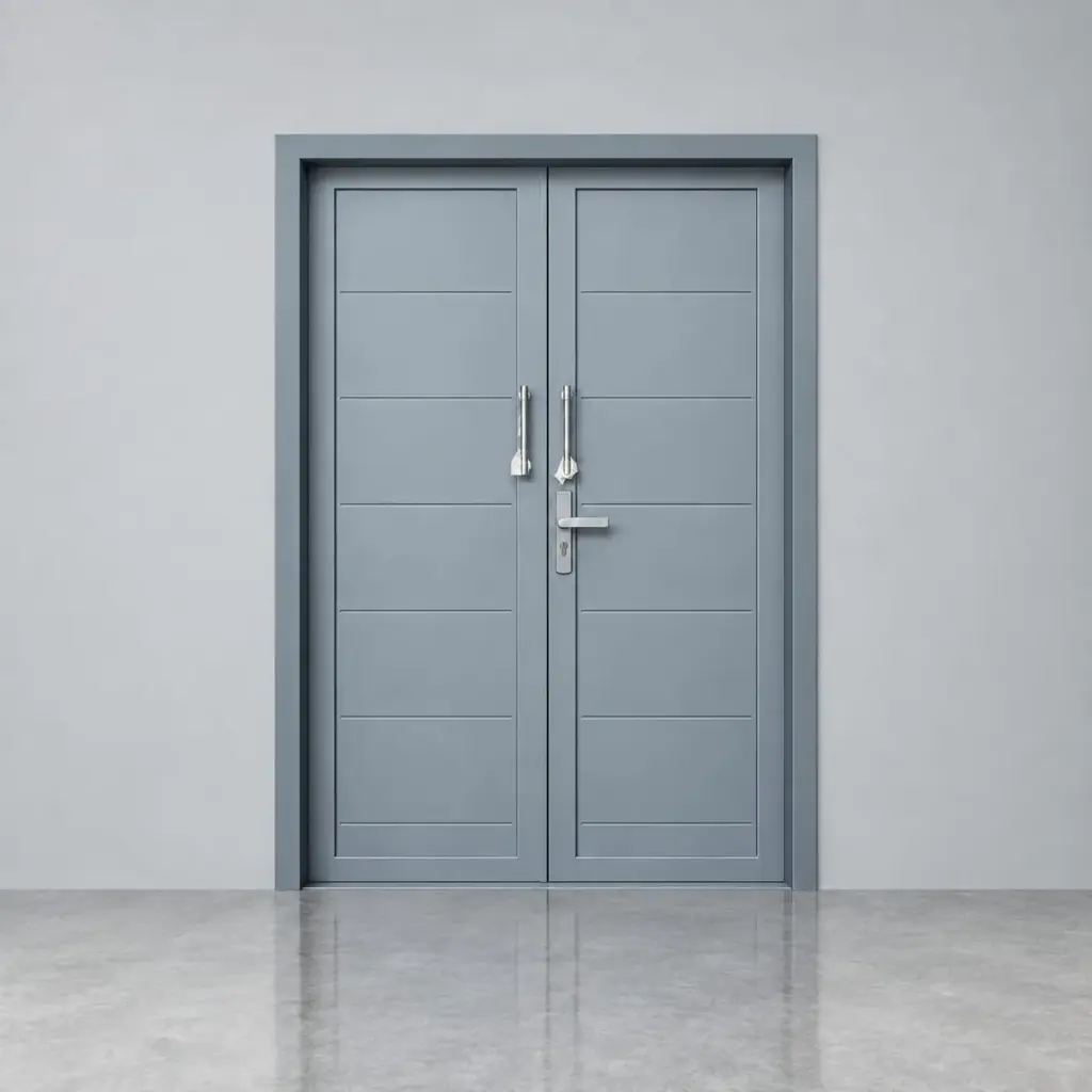 Steel Double Door — SECURE steel steel door